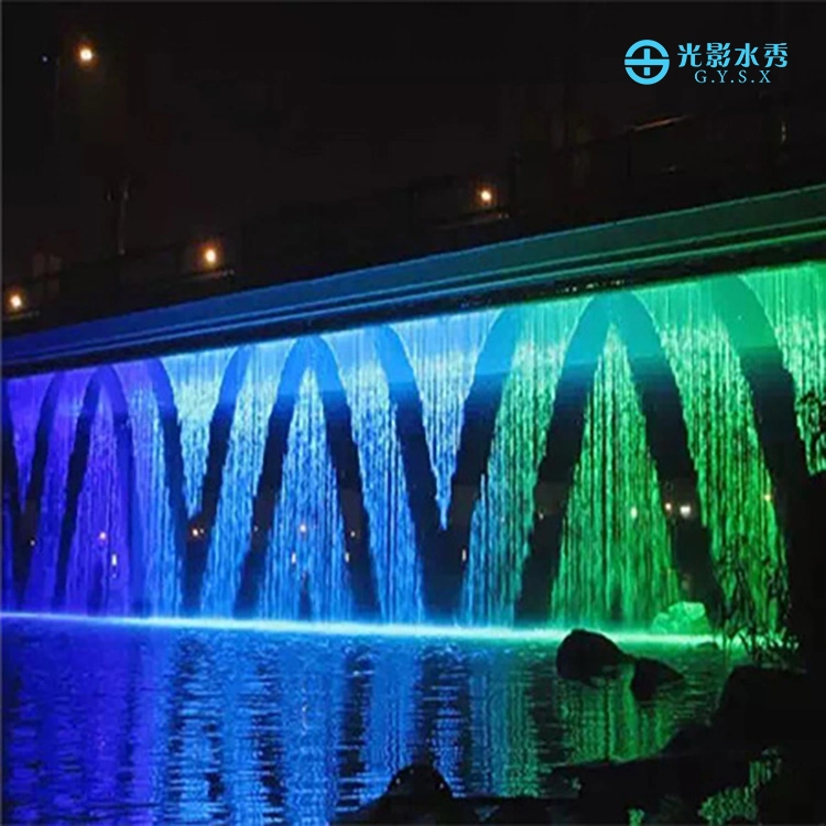 Professional Customization Water Curtain Digital Graphic Waterfall Digital Water Curtain