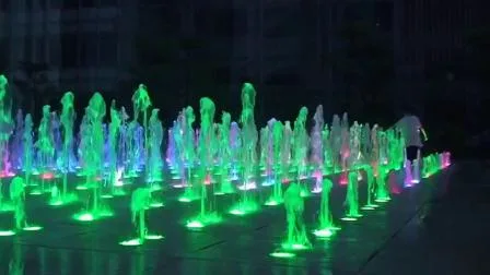 Fontana gorgogliante alta 0,5 m con luci RGB