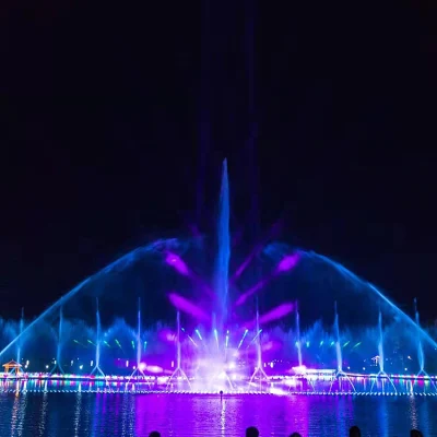 Fontana di pellicola per schermo d'acqua per danza musicale professionale fornitore