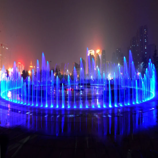 Fontane da pavimento con garanzia commerciale con luci a LED, fontane musicali per divertimento per bambini, gioco, corsa, salto, piazza, piscina commerciale o fontana del parco