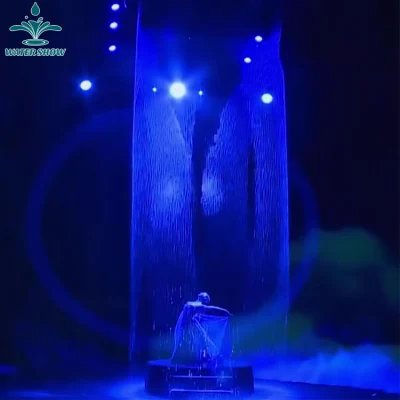 Decorazione di nozze di lusso, musica, danza, cortina d'acqua digitale