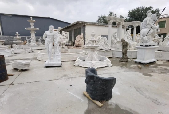 Fontana in pietra di marmo per esterni per giardino (SY-F342)