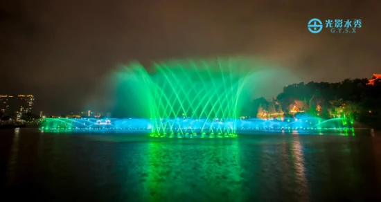 Fontana di scultura moderna con musica leggera cinese DMX di migliore qualità